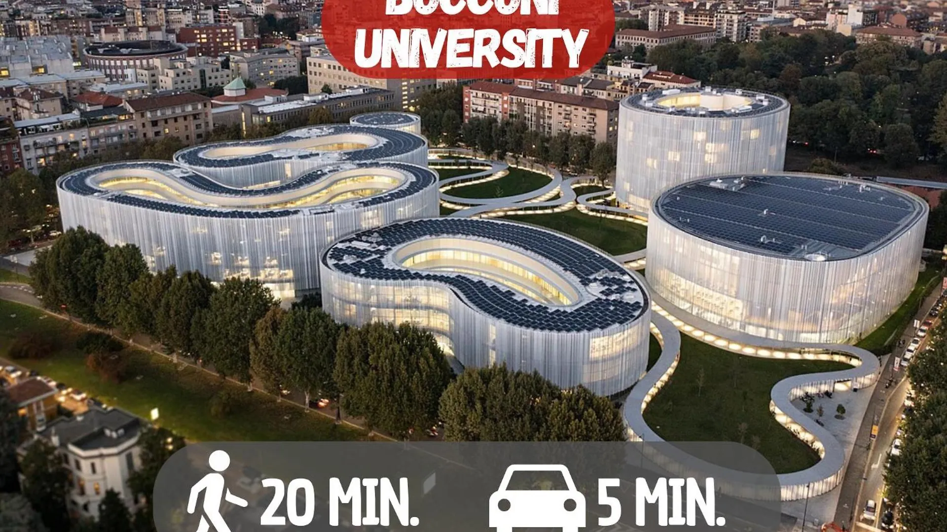 5' From Bocconi University With 2 Bedr And 2 Bathr Milan Apartment